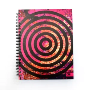 Notebook City Pink Spirals Spiral Notebook A4